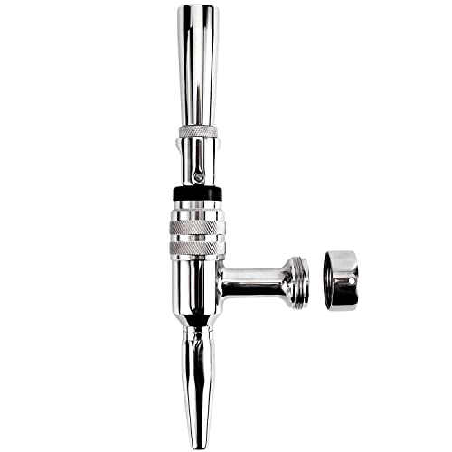 HighFree Stout Beer Faucet, Nitro Coffee Faucet, All 304 Food Grade Stainless Steel Homebrew Beer Stout Tap for Kegging