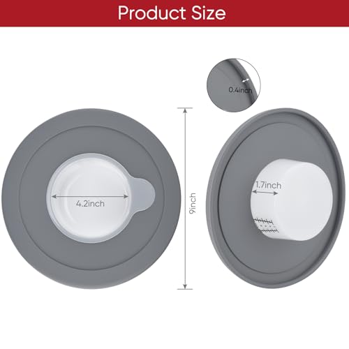 Bowl Covers Set for KitchenAid Stand Mixers Bowl, Yeast Dough Airtight Bowl Lid,1PCS,Prevent Dry and Wet Ingredients Splash-Outs bowl lid,1PCS,Fits Bowl models: 4.5/5QT - style: Classic