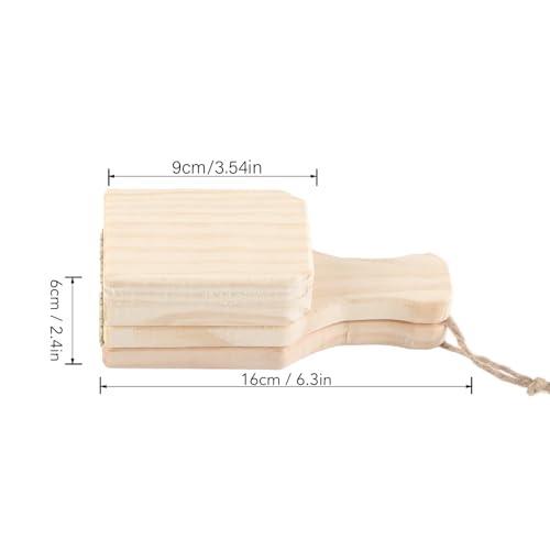 Tnfeeon Pine Plantain Press with Hanging Lanyard and Sturdy Metal Hinge for Making Tostones Patacones and Plantain Baskets