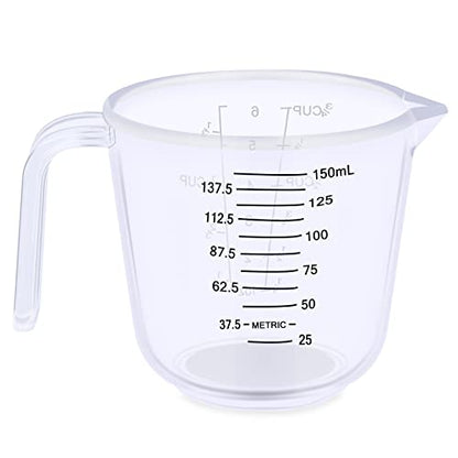 DOTINGHUX Measuring Cup, 3/4 Cup, Clear - size: 3/4 cup