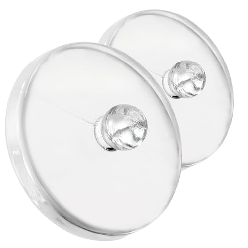 Jillmo Large Fermentation Weights for 1 Gallon Wide Mouth Jars, Heavy Glass Fermenting Weights with Easy Grip Handle, Keeps Vegetables Under Brine for Sauerkraut, Kimchi & Pickles, Pack of 2 - size: Plain - 2 Pack