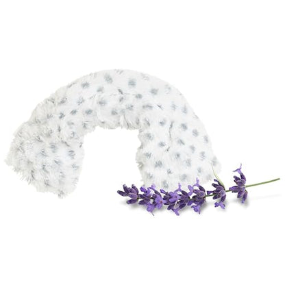 warmies Microwavable Neck & Shoulder Wrap - Targeted Heating Pad for Shoulder Relief - Versatile Heat Pack & Cold Therapy - Weighted Lavender-Scented Neck Warmer - 2 lb, Snowy - color: Snowy