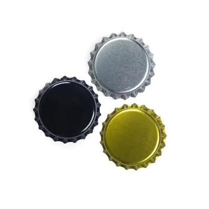 Wires and Cables 100Pcs/Lot Beer Bottle Crown Caps Oxygen Absorbing Seal Beer Bottle Caps for Home Brewing Wires and Cables(Gold) - color: Gold
