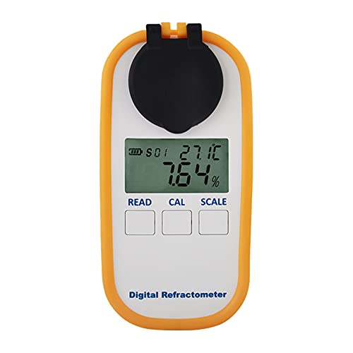 Digital Refractometer, Electronic Digital Urine Refractometer Urine Specific Gravity Meter Serum Protein Detector Tester Urinometer Urine Hydrometer,Beer Brewing, Coffee, Maple Syrup, Juice, Food