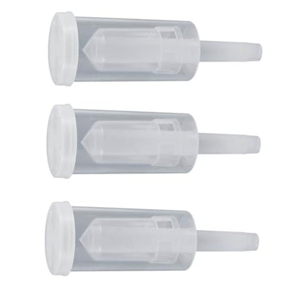 3pcs Fermentation Crock Check Valve One-way Exhaust Water Sealed for Home Wine Making Beer Brewing Equipment - size: 12.00X3.80X3.80CM