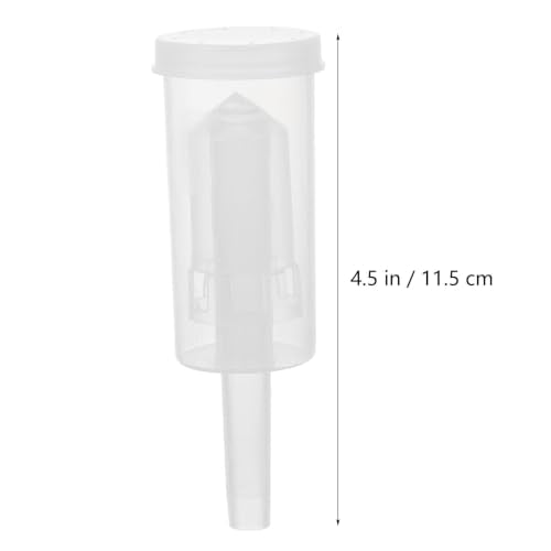 2pcs Three-piece Plastic One-way Valves Lightweight Wine Airlocks for Home Brew Accessory Suitable for Foods and Self-brewed Wine Professional and Personal Use