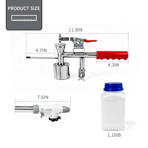 Oxalic Acid Vaporizer for Bees, Butane Powered Hive Vaporizer, Beekeeping Tools with 1.1 IB Oxalic Acid Crystals, for Comb Maintenance