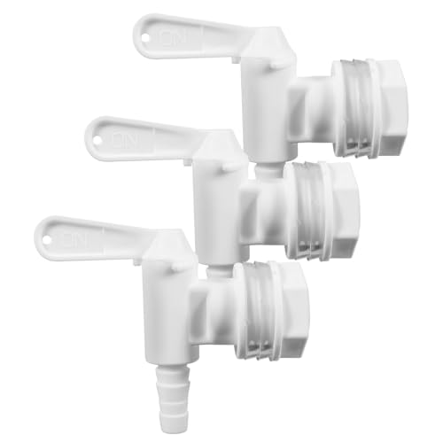 Fermentaion Bucket Spigot 5 Gallon Bucket Spigot, 3 Pack Plastic Bottling Bucket Fermenting Bucket Spigot for 5 Gallon Homebrew Wine Making Beer Fermenting Bucket Fermenter - size: 3 Pack