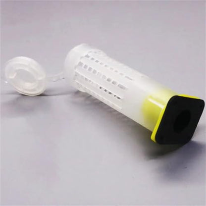 Queen Bee Cage 100Pcs Roller Cage Plastic Bee Queen Rearing for Safe Transport Breeding Inspection Honey Production for Beekeeping Supplies