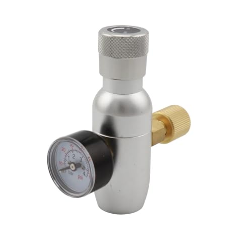 Home & Brewing Premium Regulated Co2 Charger Kit 0-60PSI Co2 Regulator Mini Keg Charger Portable for Home Brewing Brewing Accessories