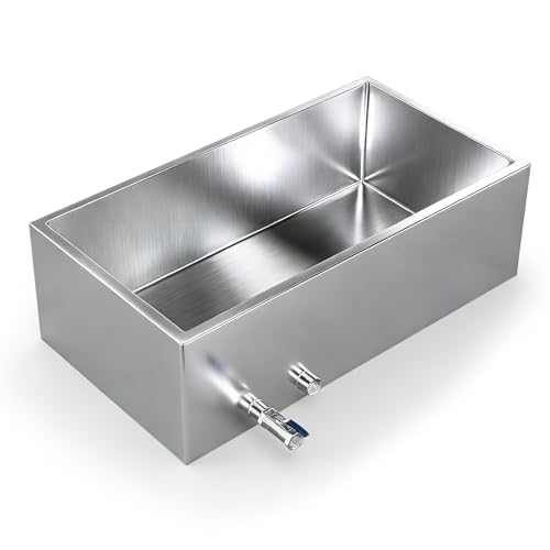 Marada Maple Syrup Evaporator Pan with Dual Interface Steam Table Pan,304 Stainless Jam Food Chafing for Home, Outdoor, Cooking (30"L x 16"W x 9.5"H) - size: 30x16x9.5 Inch (Pack of 1)