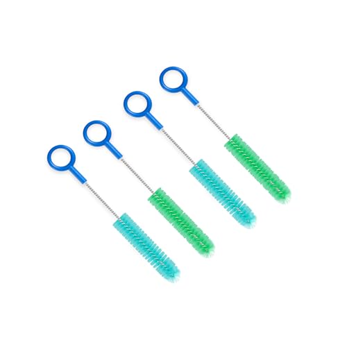 CPAP Hose Cleaner Brush, CPAP Hose Brush & CPAP Tube Cleaning Brush for 15 mm Slim & 22 mm Hoses (78.7 in), 2 Detail Brushes for Mask Vent, Include Mesh Bag (Mask and Connector) - color: Mask and Connector