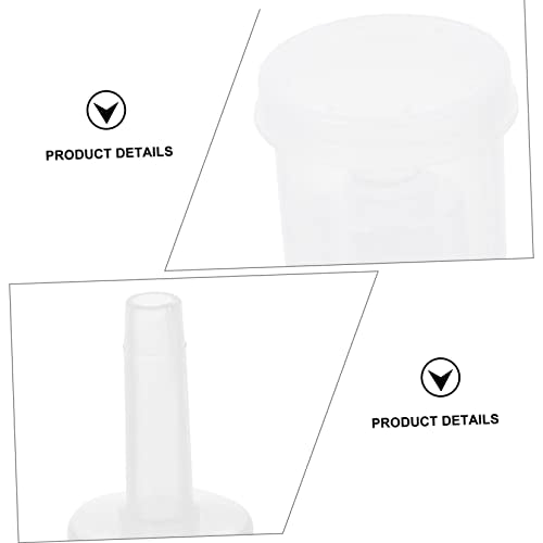 2pcs Three Piece One Way Valves for Wine Preservation Odorless Plastic Stoppers with Air Locks for Home Brewing and Restaurant Use
