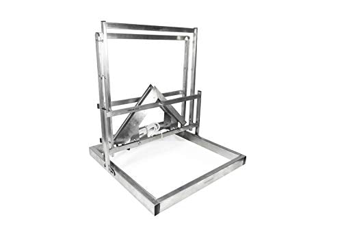 Hive Frames Uncapper with Double 12V Electric Knives Bee Honey Stainless Steel Uncapping Machine