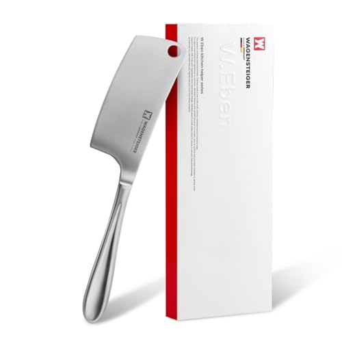 WAGENSTEIGER 100% Stainless Steel Butter Knife Spreader, Cocktail Cheese Knife for Condiments, Jam, Pastry & Butter, Ergonomic Handle Design, Perfect for Cutting or Spreading Cheese & Butter