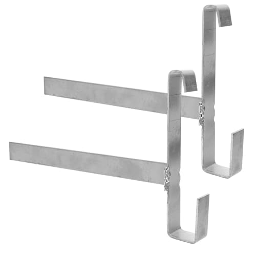 DOITOOL Stainless Frame Holder Stand 2-Pack Nest Frame Bracket Detachable Beekeeping Hive Tool Storage Support 9.2 X 5.3 Inch