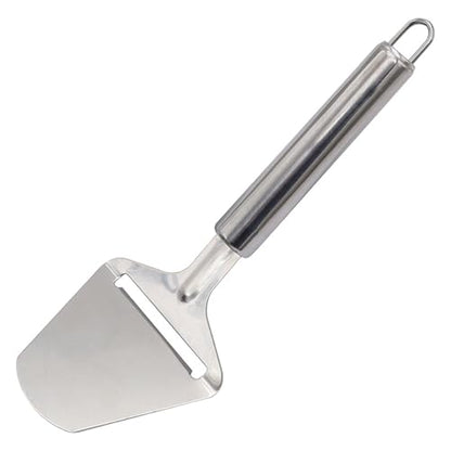 Stainless Steel Cheese Slicer for Block Cheese - Cheese Cutter & Handheld Shaver - Heavy Duty Slicer for Cheddar, Gouda, Soft and Hard Cheeses