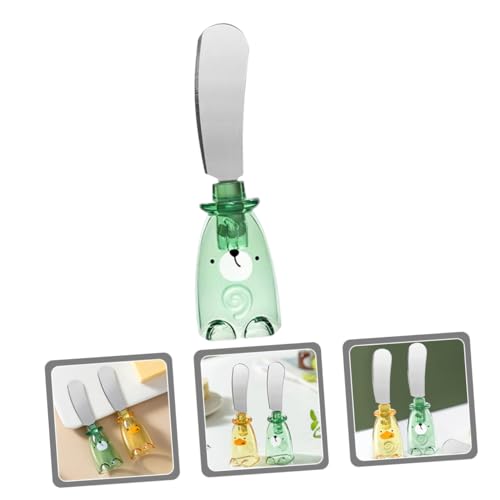 Healifty Stainless Steel Sauce Knife for Cheese Butter Peanut Jam Salad Dressing Bakery Multi-use Knife for Kitchen Tableware