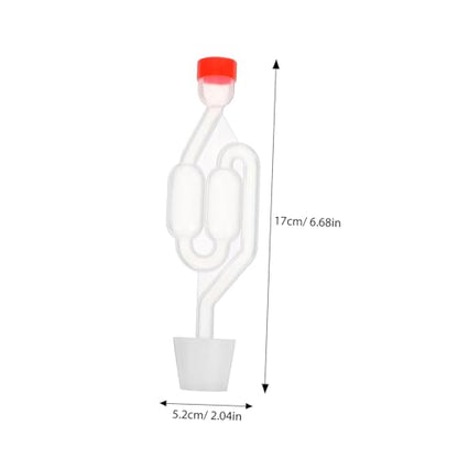 3sets S-shape Stopper for Homebrew Fermentation Silicone Pp Materials Brewing Beer Fermentation Non-bpa Easy Install