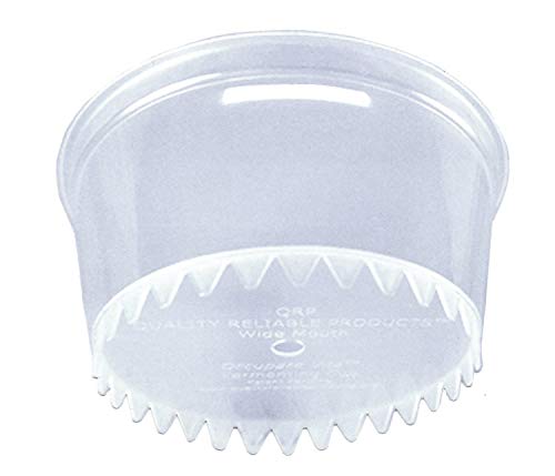 BETTER than Glass Fermentation Weights - Food Grade Plastic Mason Jar Food Fermentation Weights CUPS keep food submerged in brine (6-3" WIDE MOUTH CUPS ONLY, NOT KITS) - size: 6-3" WIDE MOUTH CUPS ONLY, NOT KITS