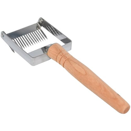 Beekeeping Tool Stainless Steel Uncapping Scraper for Smooth Process Uncapping Fork Shovel Tool - color: Thickened convention