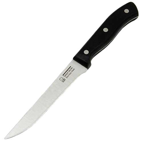 Chef Craft Select Boning Knife, 6 inch blade 11 inches in length, Stainless Steel/Black - style: Boning Knife
