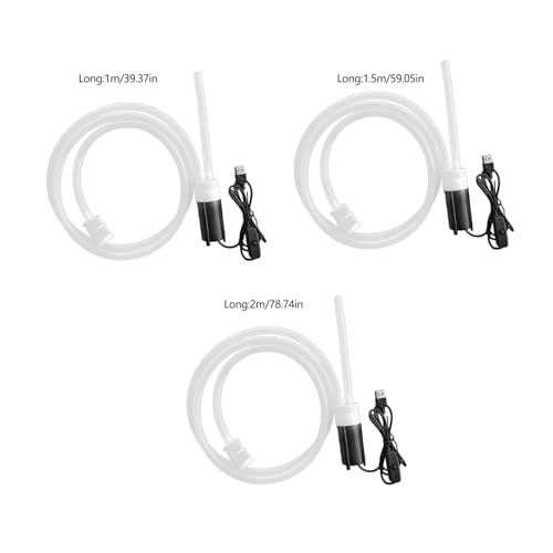 Automatic Siphon Pumps for Home Brewing Quiet Operations Silicone Construction Wine Transfer Home Brewing Siphon Pumps - size: 1.5m