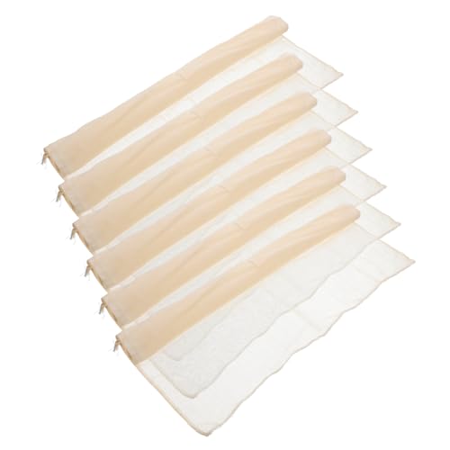 Healifty 6Pcs Reusable Tofu Cloth for Straining Draining and Cooking Practical Cheesecloth for Homemade Tofu Juicing and Steaming Vegetables