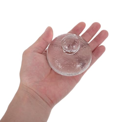 Operitacx Fermentation Glass Weights: Easy Grip Handle Fermenting Weights for Pickling - 229g - 2.87inch Wide Mouth Canning Fermenting Pickling Sourkrout Fermentation - size: 7.30X7.30X5.00CM
