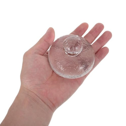 Operitacx Fermentation Glass Weights: Easy Grip Handle Fermenting Weights for Pickling - 229g - 2.87inch Wide Mouth Canning Fermenting Pickling Sourkrout Fermentation - size: 7.30X7.30X5.00CM