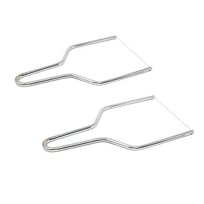 Honbay 2PCS Stainless Steel Butter Cheese Wire Cutters Slicers Knives for Kitchen (large) - size: large