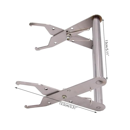 Bee Hive Frame Grip 2pcs Bee Hive Frame Holder Stainless Steel Capture Frame Grip Beehive Clip Clamp Grasp Beekeeping Accessories Increase Honey Bee Tool for Beekeeeper