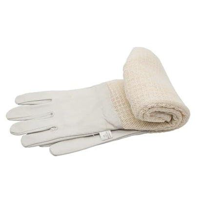 Beekeeping Gloves Ultra Mesh Beekeepers Gloves Three-Layer Net Ventilation Protect Your Hands Fully Ventilated Goatskin Beekeeping Gloves for Beekeepers Protected Supplies(XX-Large) - size: XX-Large