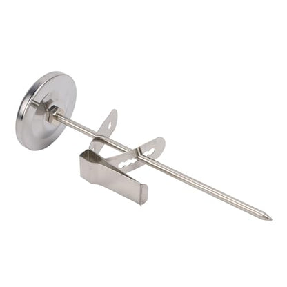 High Accuracy Milk Thermometer 4.6cm Dial 12.5cm Probe High Accuracy Fast Reading Pot Thermometer with Bracket for Frothing Milk Yogurt Coffee Cheese Making/1916