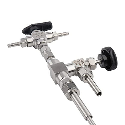 Hand Held Bottle Filler,Homebrew Beer Gun, Stainless Steel Food Grade Bottling Wand For Beer, Wine, Beer Brewing Tool,