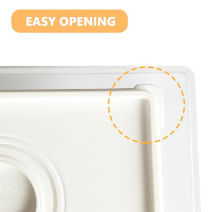 Sliced Cheese Container with Time Recording - Block Cheeses Storage Container for Fridge Cream Cheese Sliced Cheeses Cheddar Cheese Box with Lid Cheeses Saver