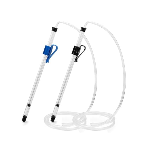 Home Brew Auto Siphon,Wine Transfer Filler Kit (Siphon Racking Cane &1.2M Hose & Clamps) for Beer Wine Bucket Carboy Bottle(Black) - color: Black