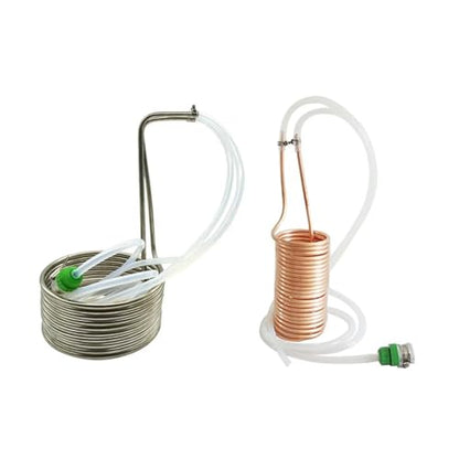 Wort Chiller Coil Stainless Steel Pipe Kitchen Supplies Restaurant Home Brewing Accessory Hotel Stainless Steel Multiple Applications(Copper) - size: Copper