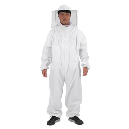 Mosquito Suits For Adult Beekeeper Protective Suit Breathable Bee Keeping Full Body Suit Beekeeping Protective Equipment - color: Large