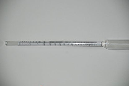 Proof & Tralle Hydrometer with 14" Glass Test Jar