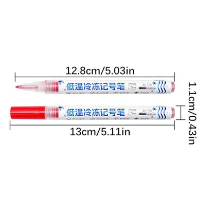 Multipurpose Cold Marker Freezer Pen Ideal for Clear Legible Writing on Various Packaging Materials Ice