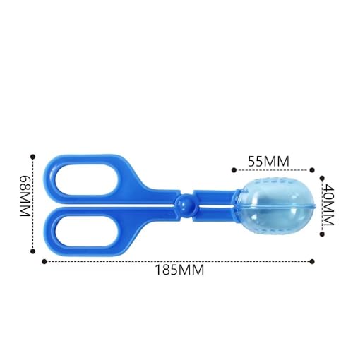 2Pcs Beekeeper Plastic Queen Cage Clip Bee Catcher Beekeeping Tool Isolation Room(Blue) - color: Blue