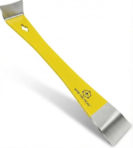 Heavy Duty Hive Tool - 3.5mm Thick Heat Treated Stainless Steel for Durability & Strength - Beekeeper Tools for Prying, Lifting & Scraping - Beekeeping Supplies - size: Heavy Duty