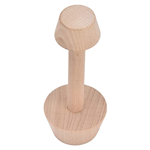Wooden Tart Tamper, Double Side Pie Pastry Dough Tamper Egg Tart Pan Baking Tool for DIY Cheesecakes Dessert Baking