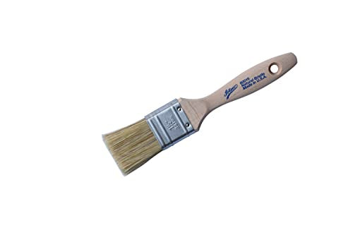 Ateco Pastry Brush, 1.5-Inch Wide Head with Natural White Boar Bristles, Stainless Steel Ferrule & Wood Handle - size: 1.5" Wide, style: White Boar Bristle
