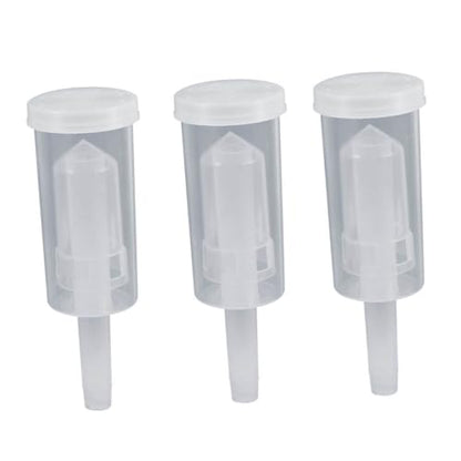 LABRIMP 6 Pcs One Way Exhaust Water Sealed Check Valve Kit for Homebrew Beer and Wine Making Standard Easy to Use Prevents Back Flush and Isolates Air - size: 6 pcs