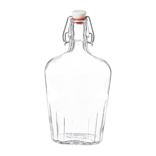 Bormioli Rocco Pocket Flask, 17 oz, Clear - size: 17.5 Ounces