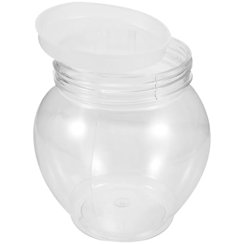 FRCOLOR Fermenting Jar 800ml Plastic Food Fermenting Container with Airtight Seal for Pickling Kimchi Sauerkraut Home Pickle Storage