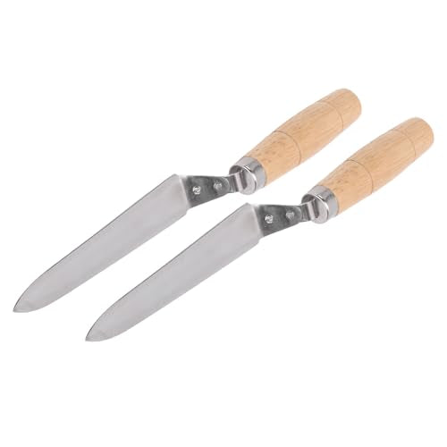 banapoy 2Pcs 26cm Honey Uncapping Knife, Ultra Thin Stainless Steel Honey Scraper, Extraction Knife, Beekeeping Equipment Bee Hand Tool for Beekeeper
