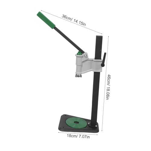 Wakauto Manual Beer Bottle Capper Tool, Heavy Duty Desktop Crown Cap Sealer with Adjustable Height 7.8"-18.3", Metal Home Brewing Bottling Machine for 26mm and 29mm Caps
